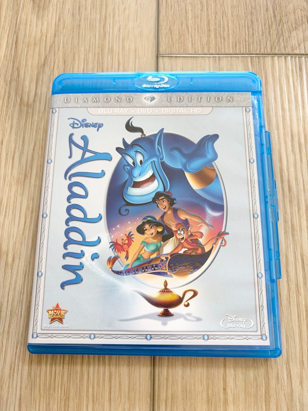Disney Y2K Classic Aladdin Diamond Edition Blu‑ray - Blue Case